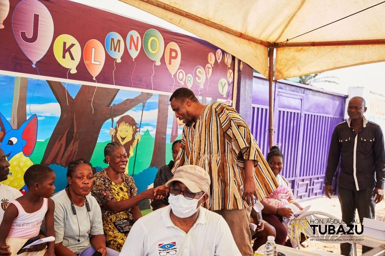 Eye screening and consultation for residents