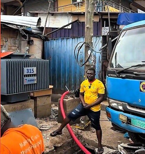 A newly installed 315 KVA transformer in the constituency